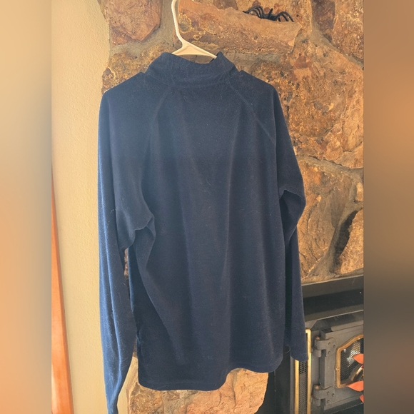 Columbia Men's Zip Up Sweater - Deep Blue - Picture 2 of 4